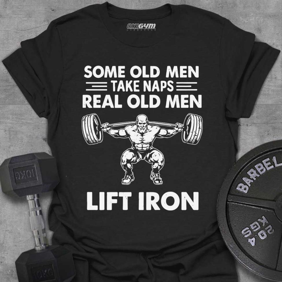 Some Take Naps, Real Men Lift Iron