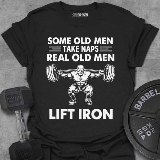 Some Take Naps, Real Men Lift Iron