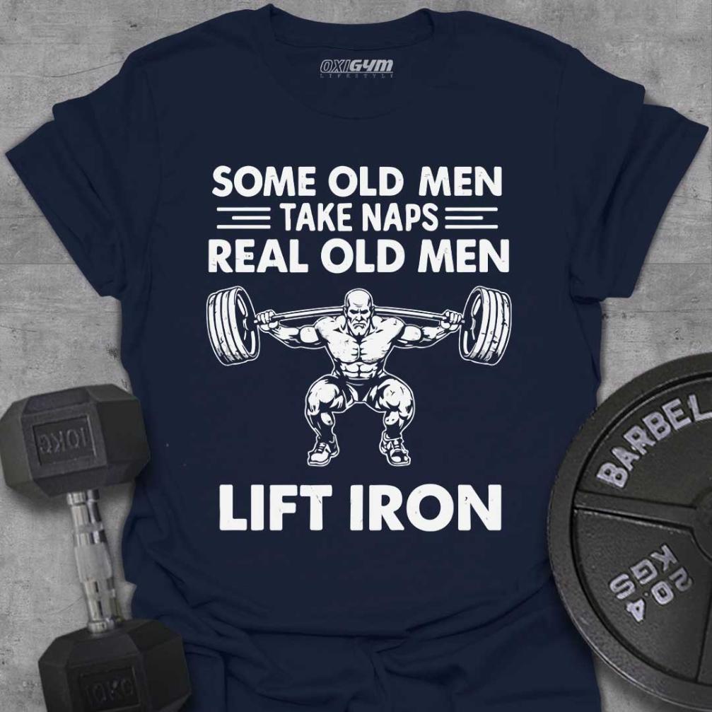 Some Take Naps, Real Men Lift Iron