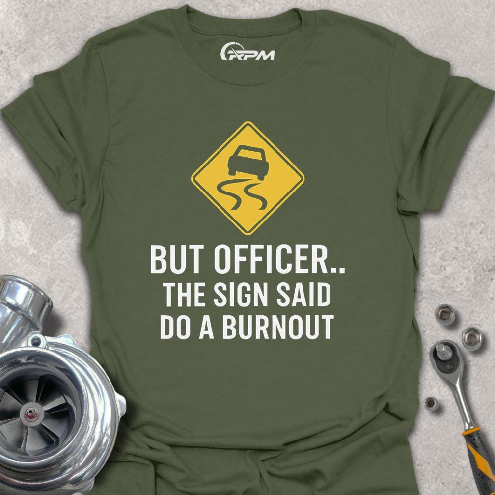 Burnout Sign
