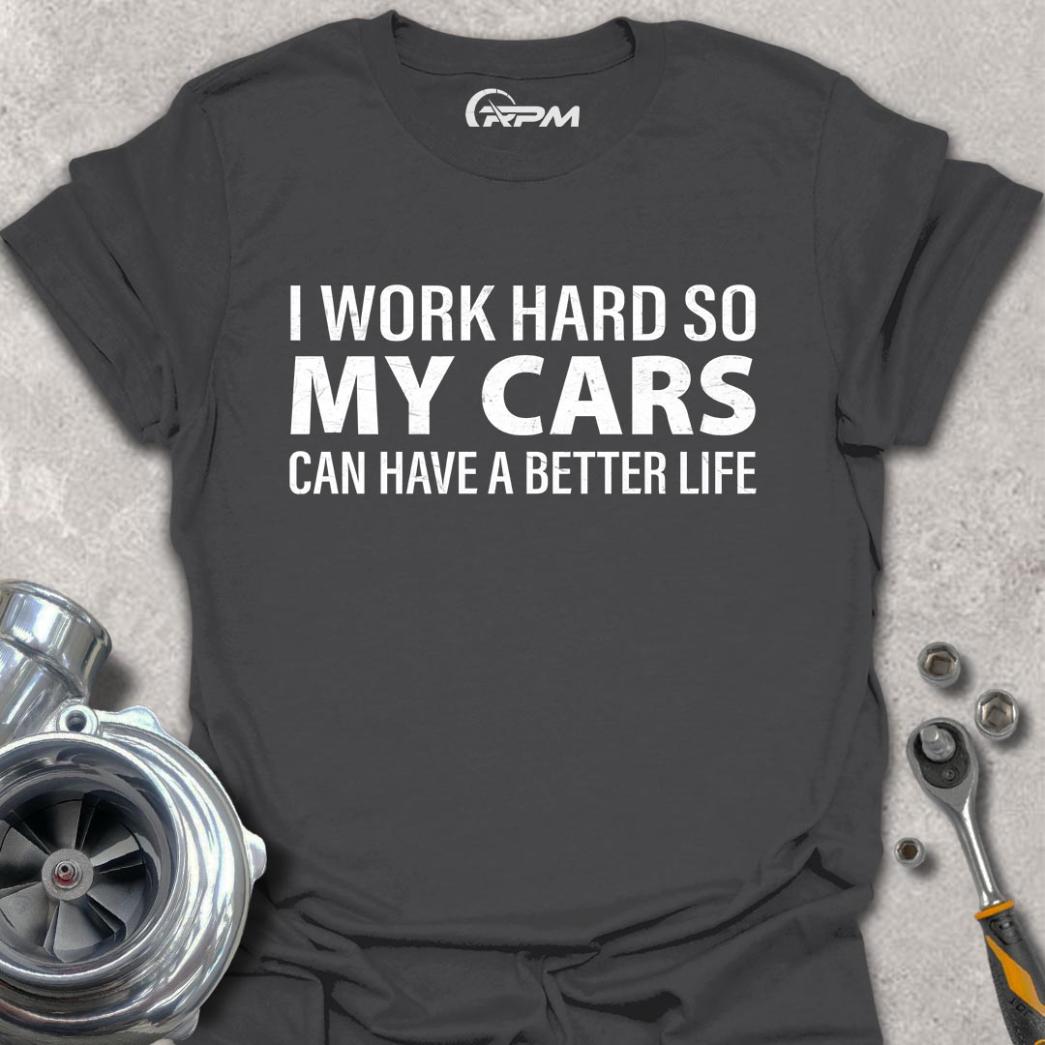 I Work Hard For My Cars