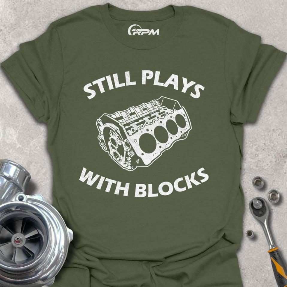 Still Plays With Blocks