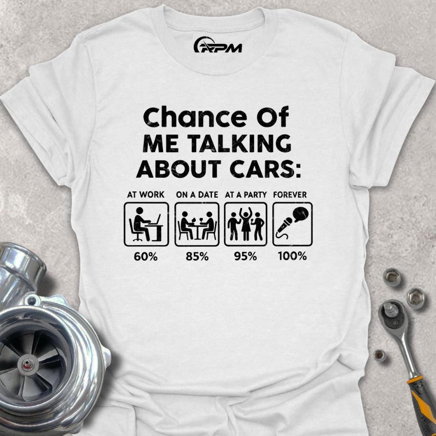 Chance Of Me Talking About Cars