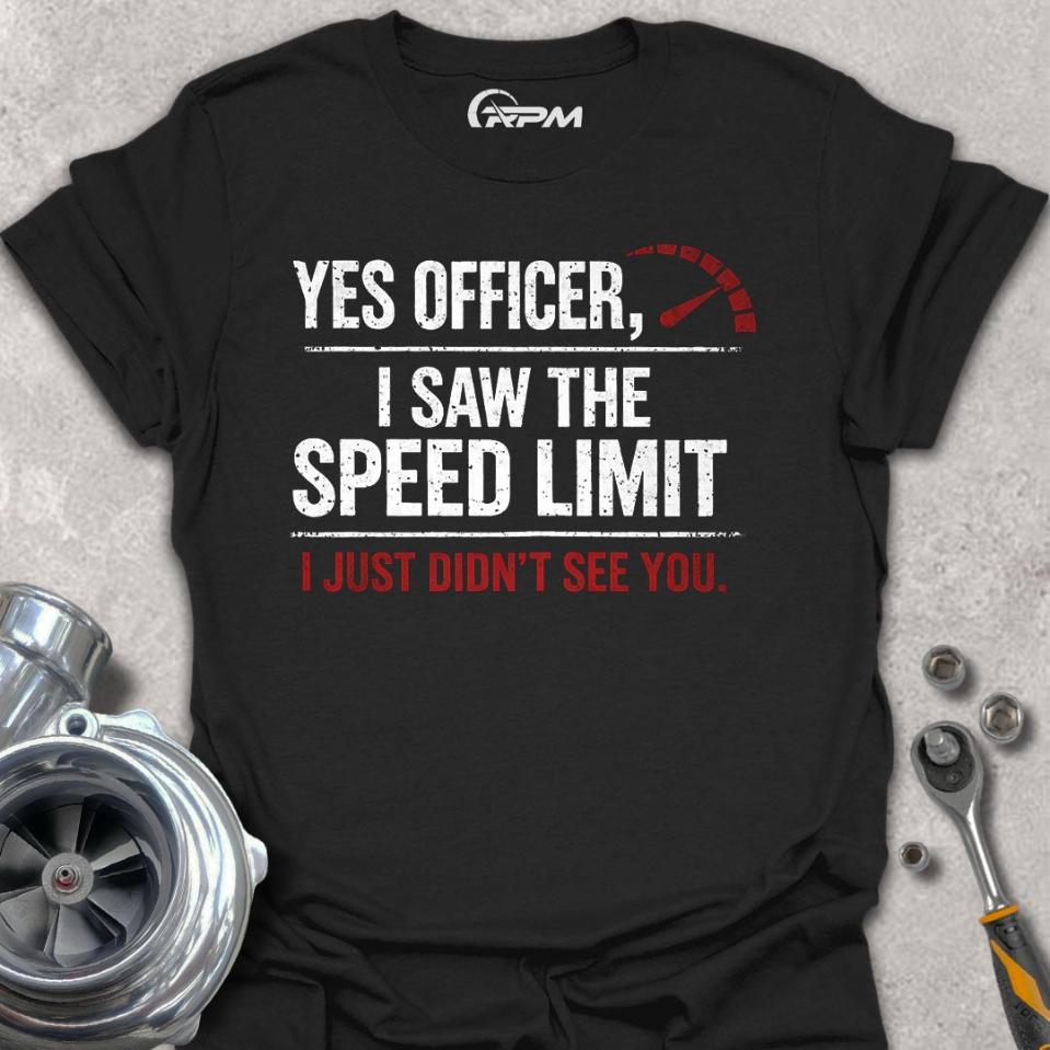 I Saw The Speed Limit