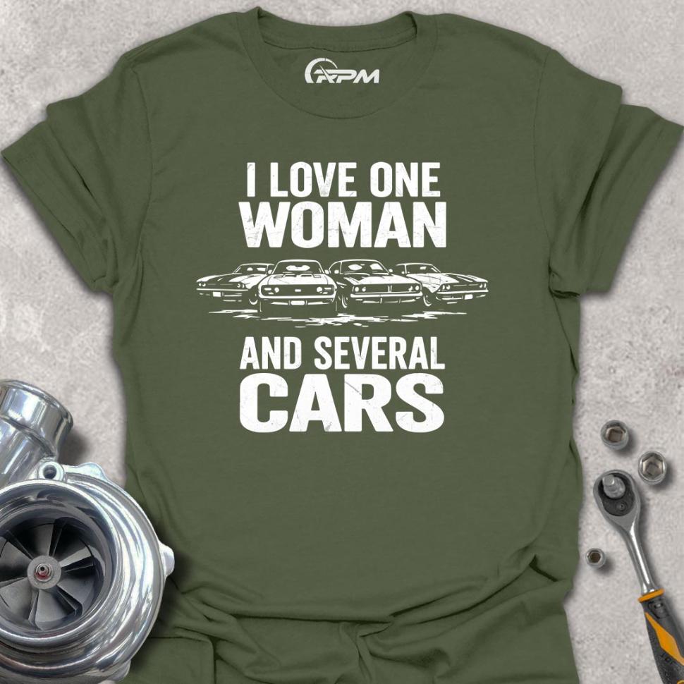 One Woman & Several Cars