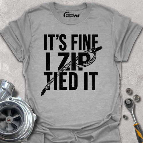 I Zip Tied it